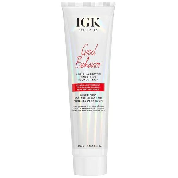 IGK Good Behavior Spirulina Protein Smoothing Blowout Balm New - Picture 1 of 2